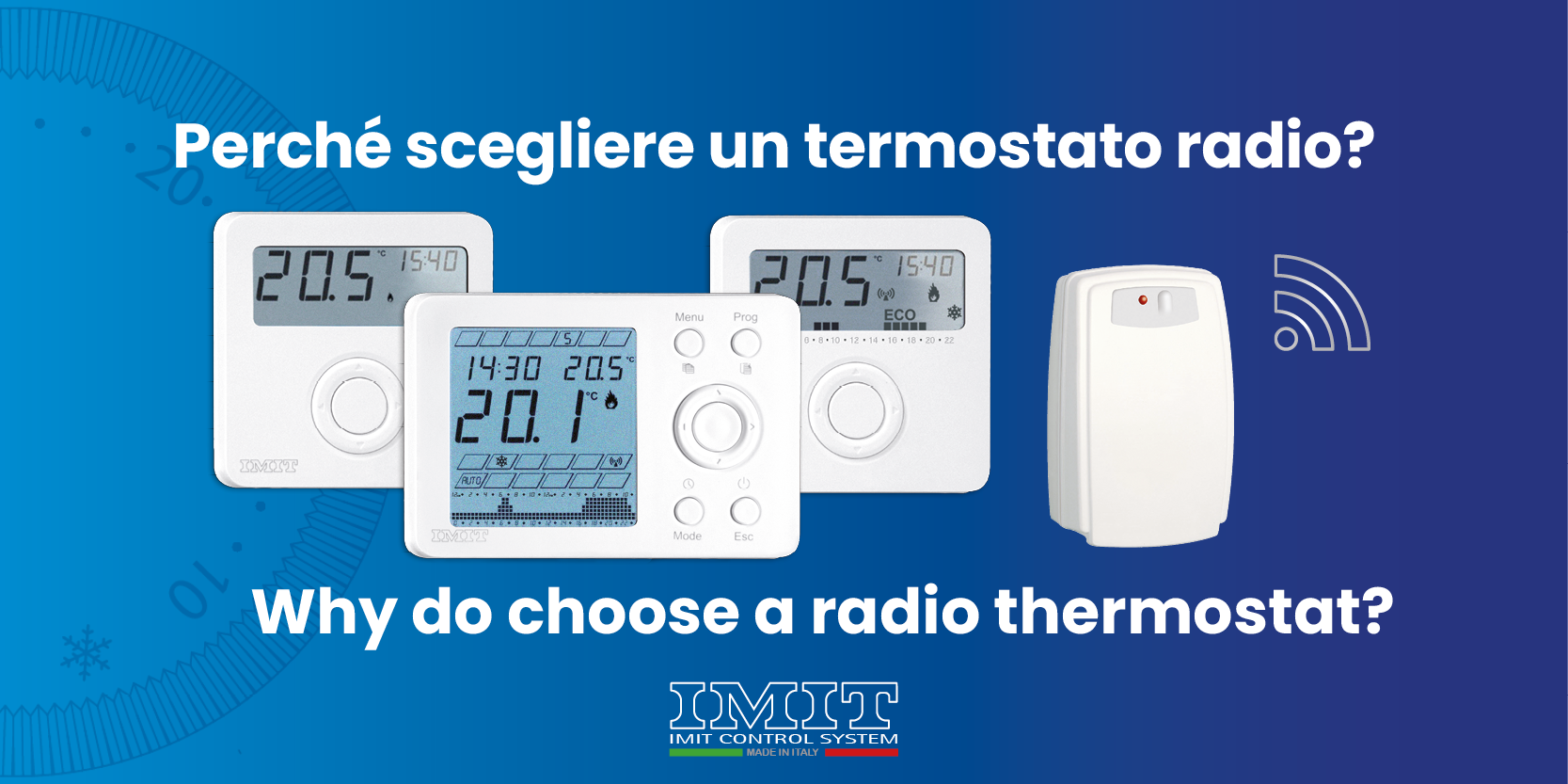 Perché scegliere un termostato radio? - IMIT Blog - condividiamo 100 anni  di esperienza